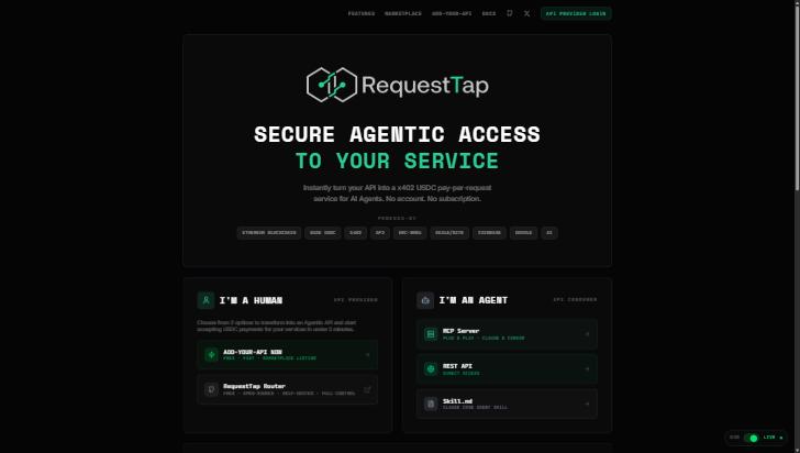 RequestTap.ai screenshot